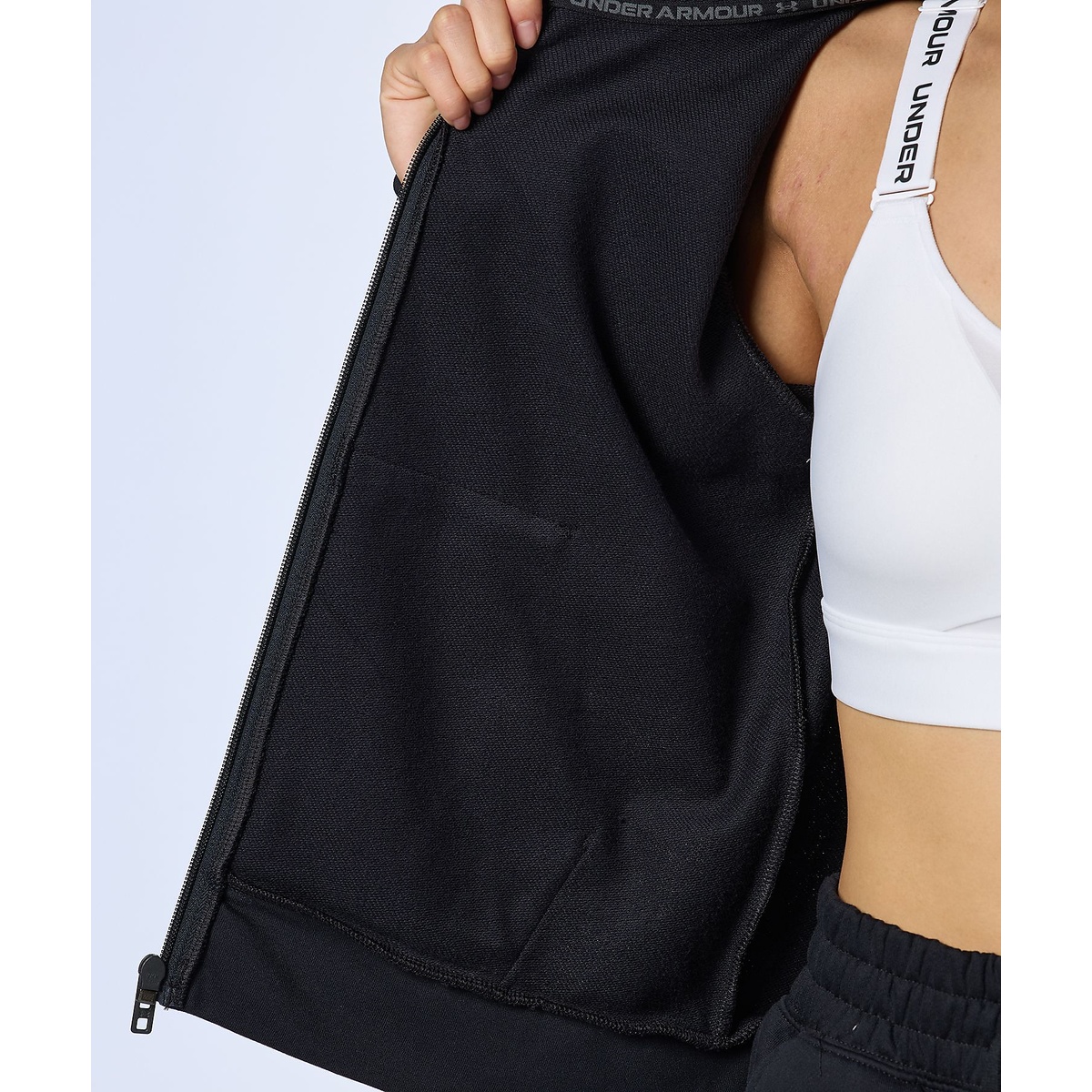 UA ESHORT SLEEVE T-SHIRTENTIAL TERRY FULL ZIP HOODIE HOODIE