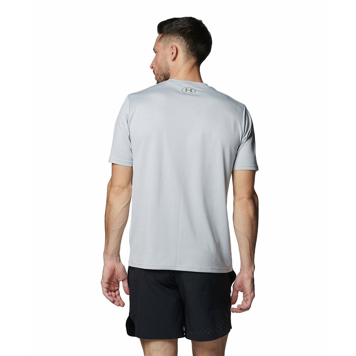 UA TECH CAMO BIG LOGO SHORT SLEEVE T-SHIRT