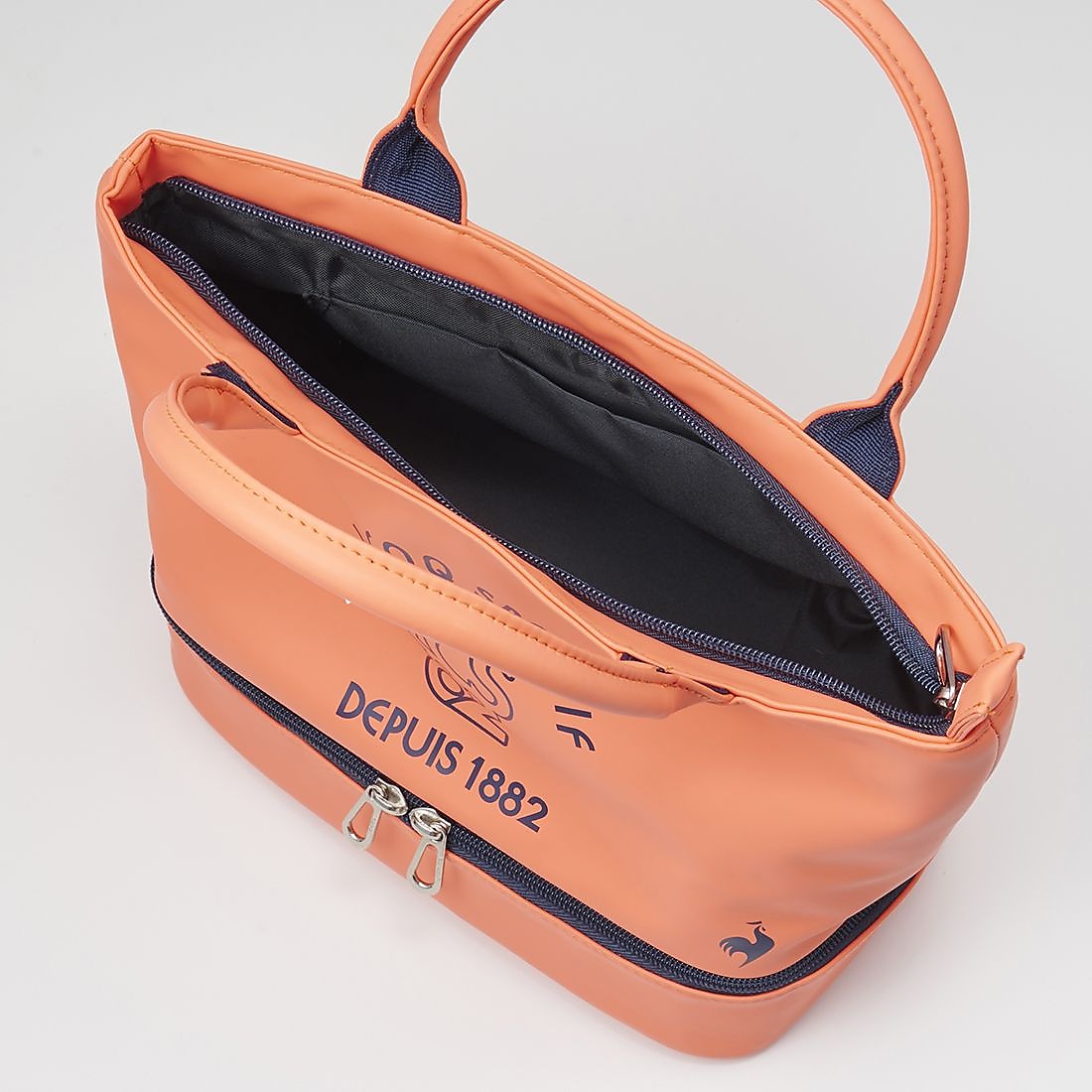 ルコックゴルフ 二層式 レディース ポーチ(ミニトートバッグ)