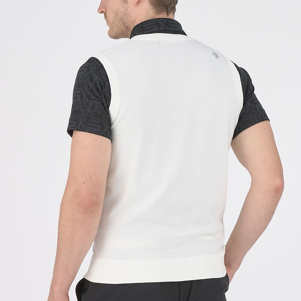 Vネックニットベスト