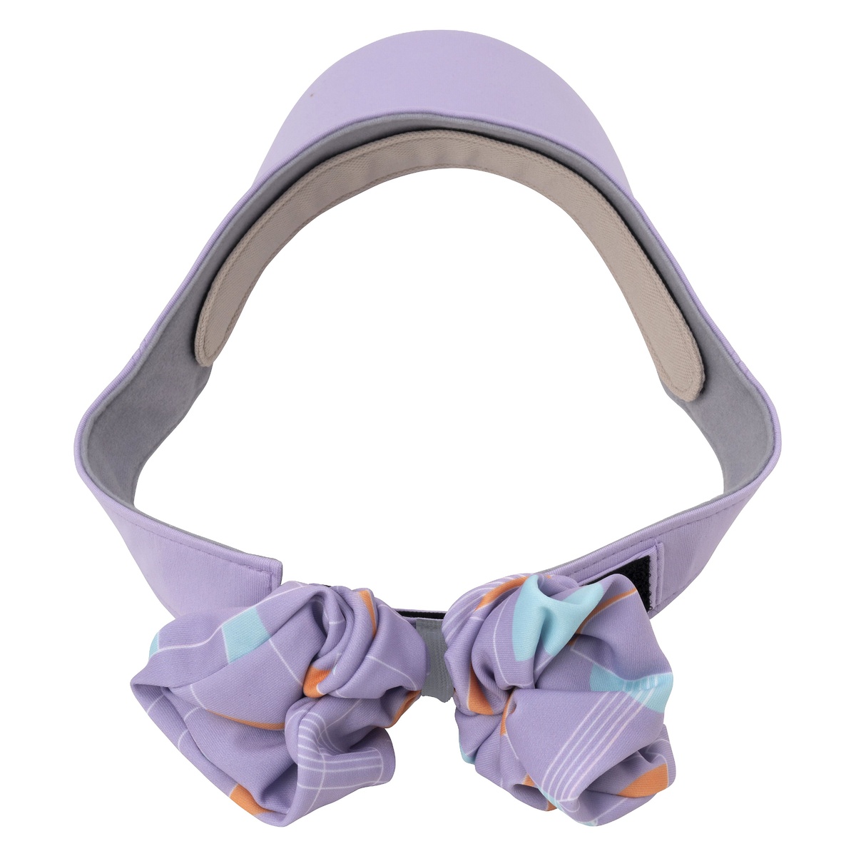 シュシュ付きサンバイザー(庇9cmモデル)