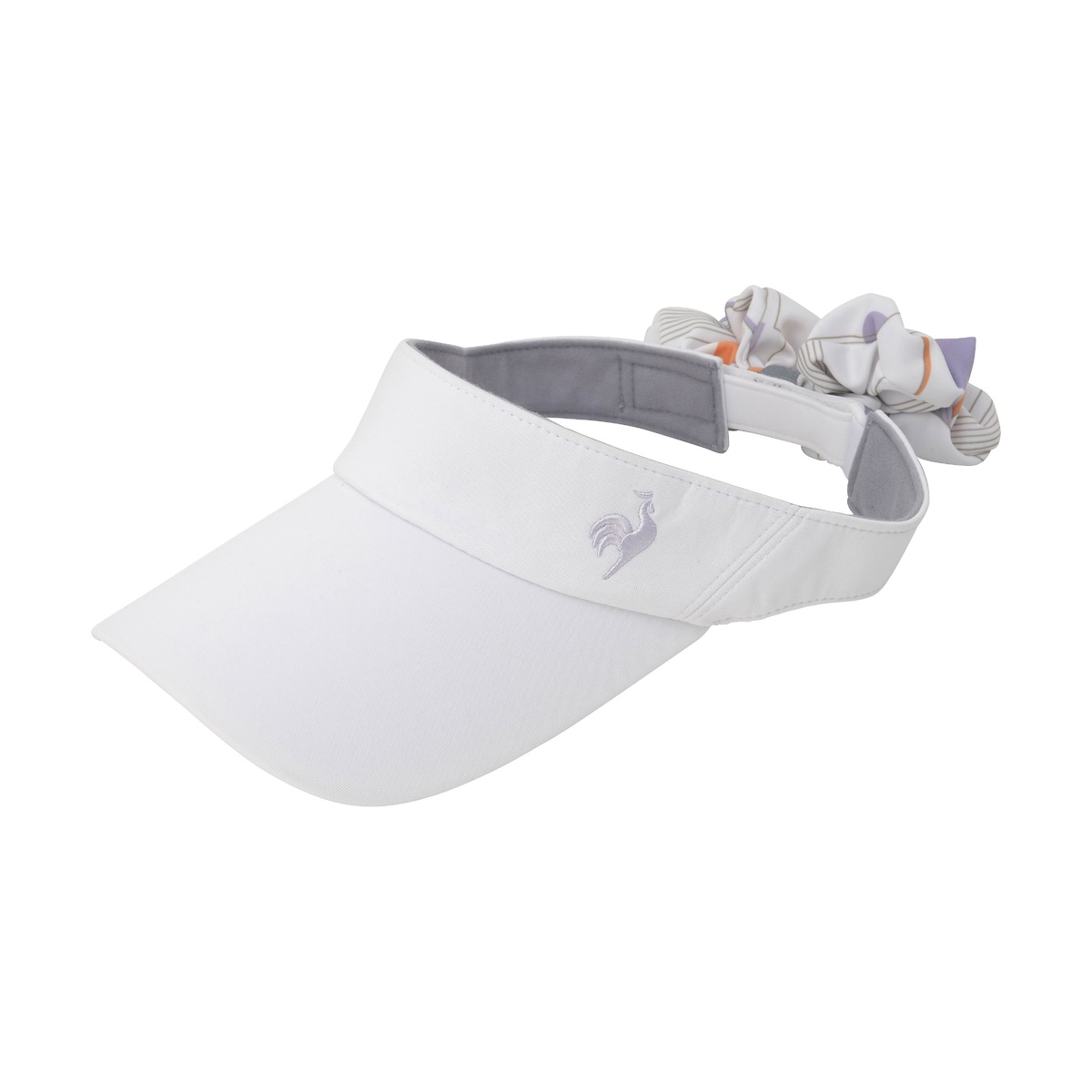 シュシュ付きサンバイザー(庇9cmモデル)