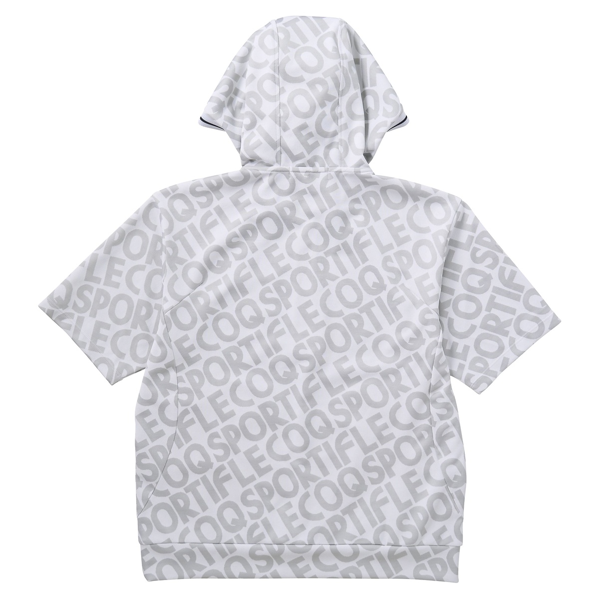 【ストレッチフォーサー】半袖ジャガードパーカー