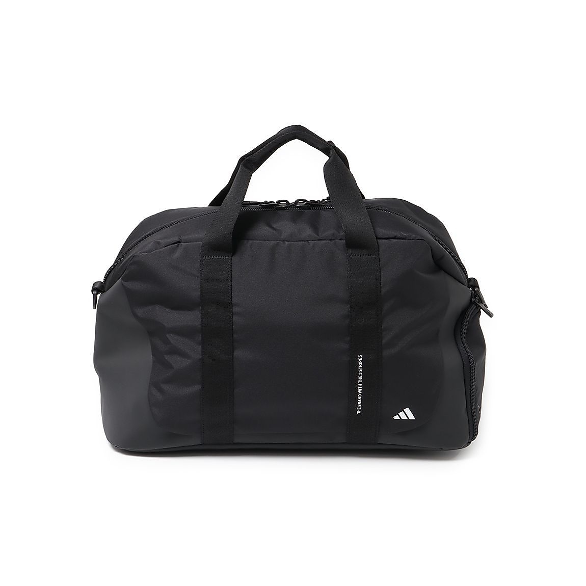 シューズポケットツキボールドロゴダッフルバッグ