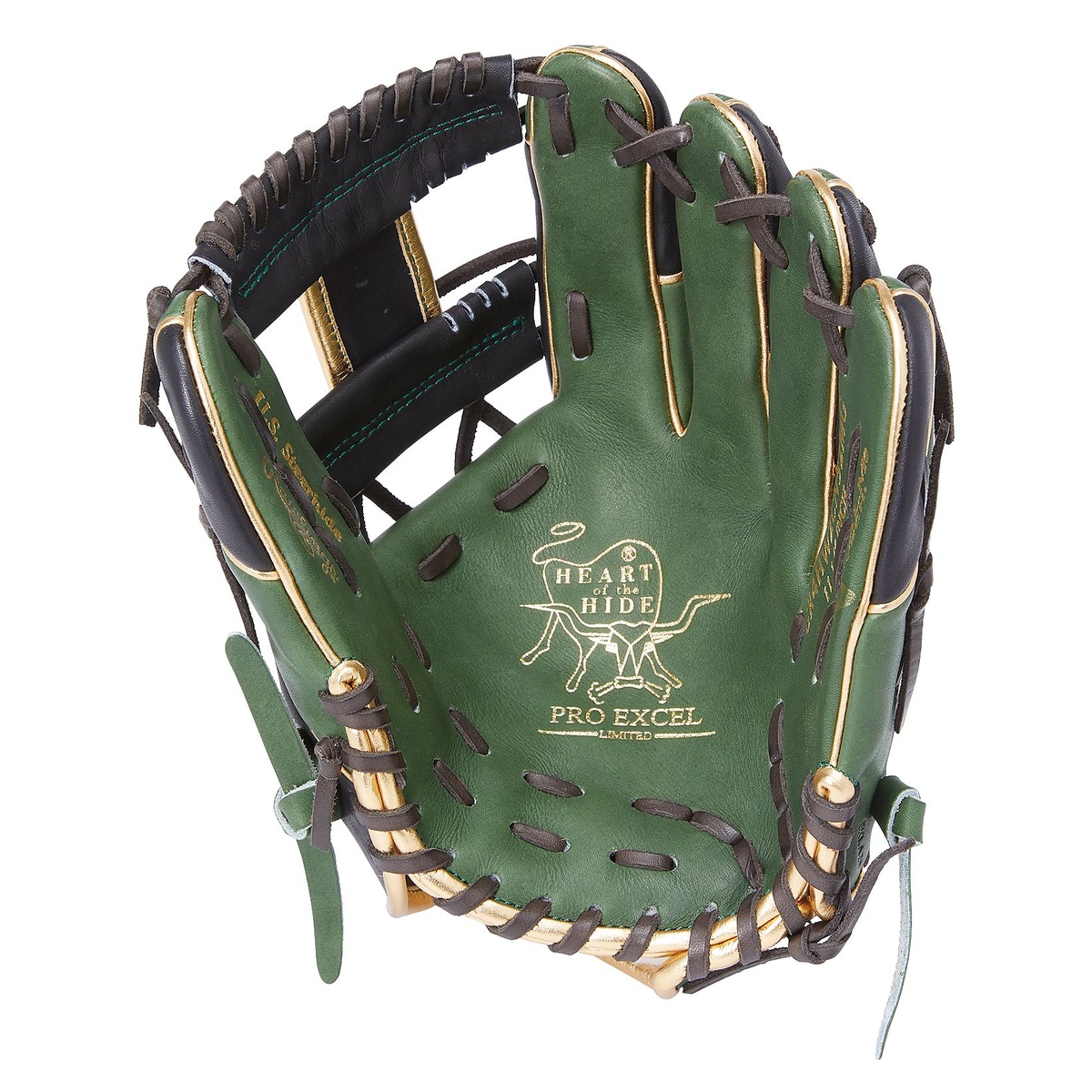 軟式 HOH PRO EXCEL WIZARD #02 COLORS(エイチオーエイチプロエクセルウィザードカラーズ)N52MG-MLグリーン/ブラック