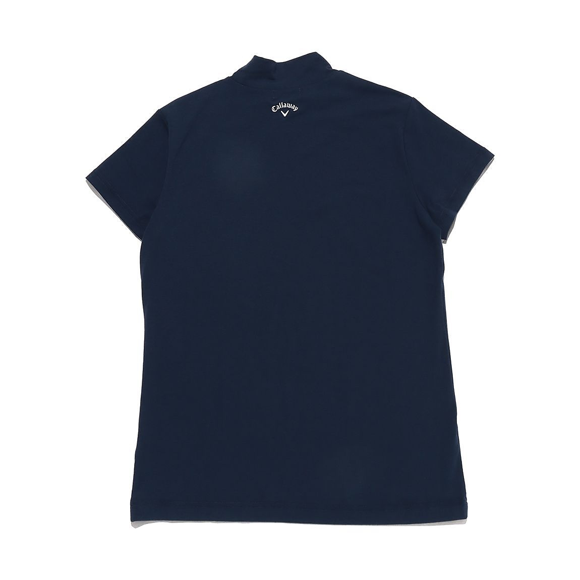 半袖モックネックシャツ