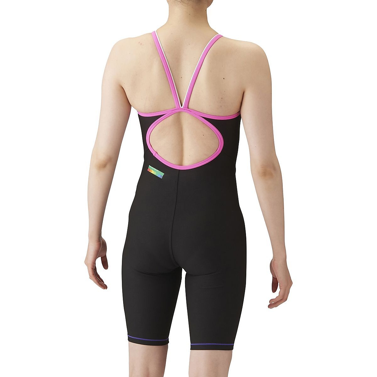 トレーニングワンピーススパッツ(オープンバック・ハーフレッグ)