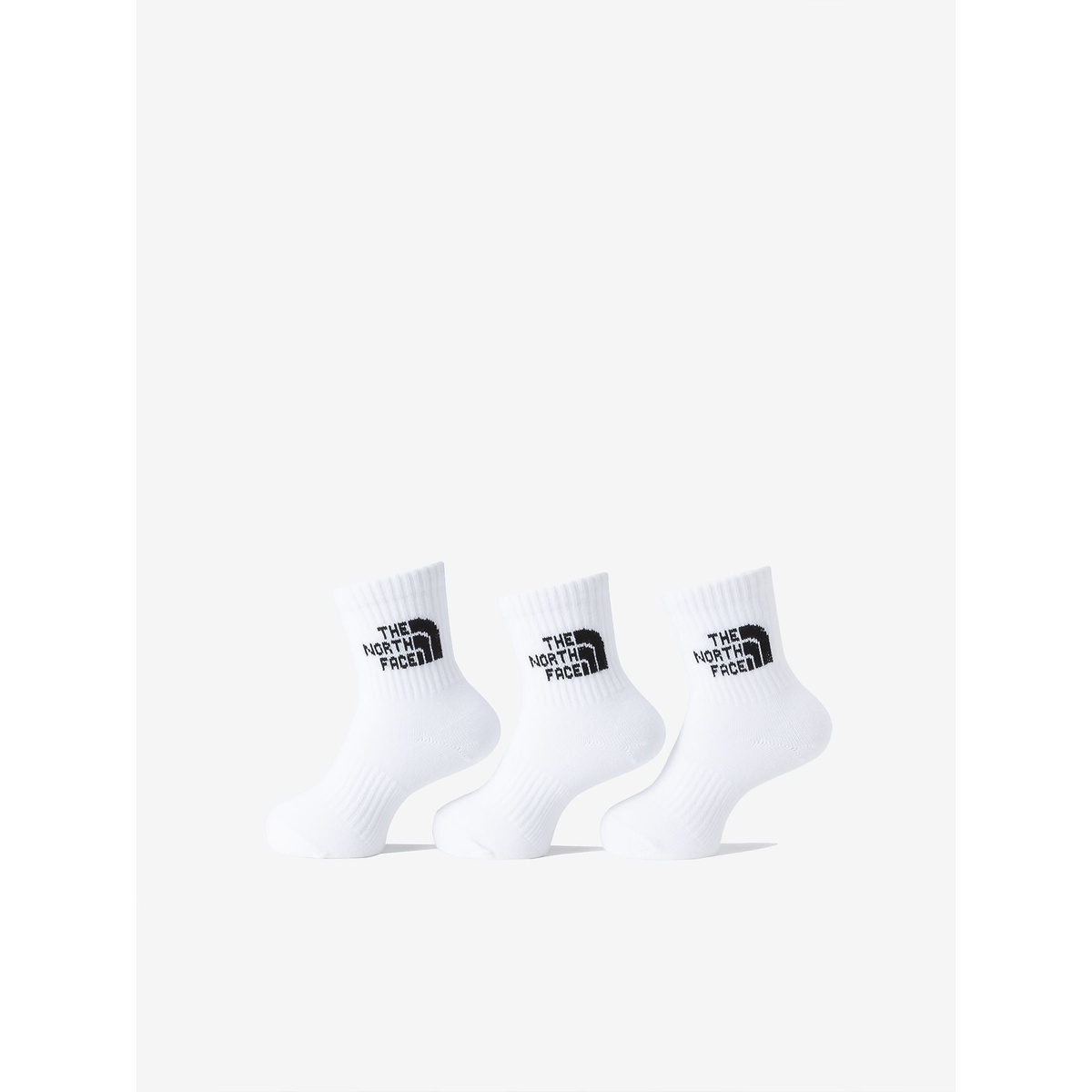 K J LOGO 3P CREW (TNF ジャカード ロゴ 3P クルー)