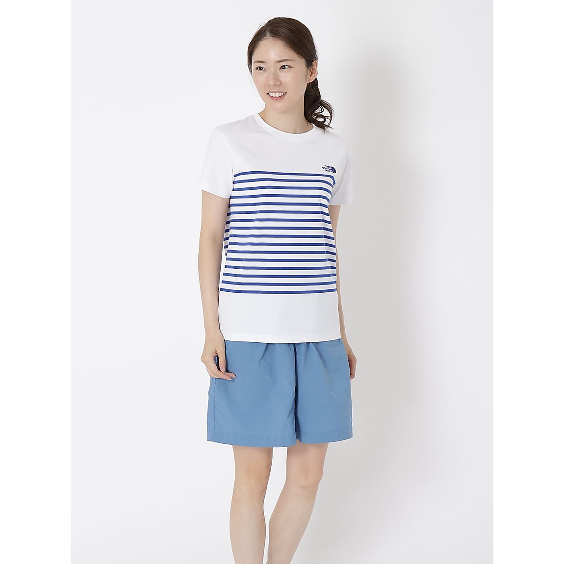 S/S Panel Border Tee (ショートスリーブパネルボーダーティー)