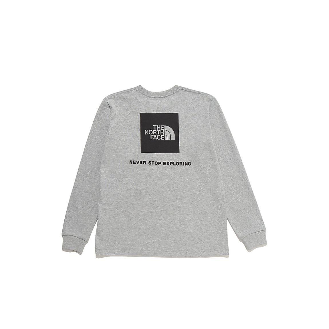 L/S Back Square Logo Tee (ロングスリーブバックスクエアロゴティー)