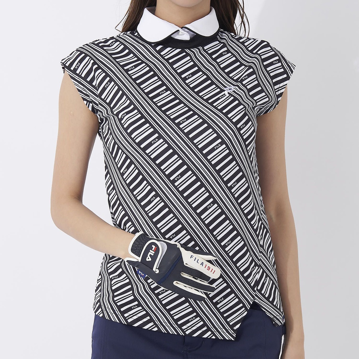 FILA GOLFハンソデ シャツ ガラ