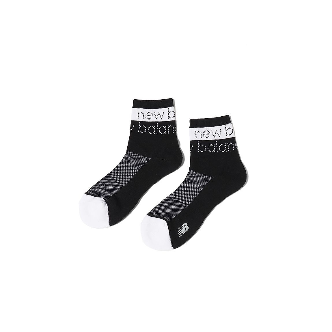 M　ピクセルロゴJQ　ミディアムショートソックス　SP