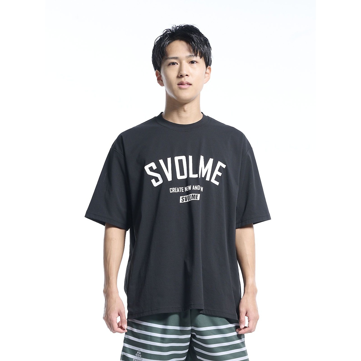 ロゴドットメッシュランシャツ