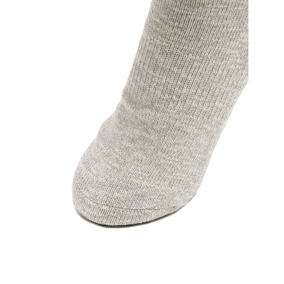 2足組パイル編 スラブ糸 ラインソックス:ショート