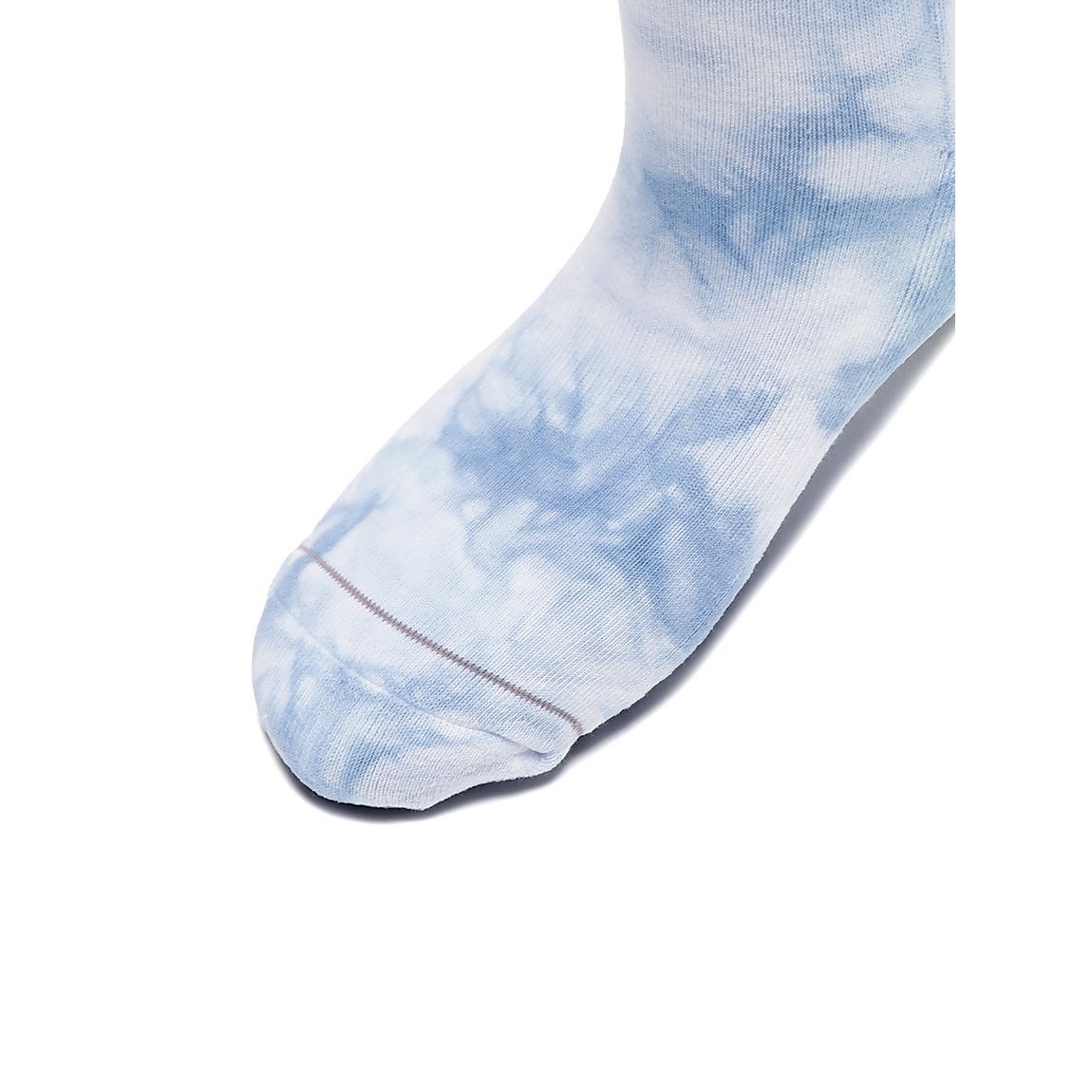 2足組パイル編 タイダイロゴソックス:ミドル