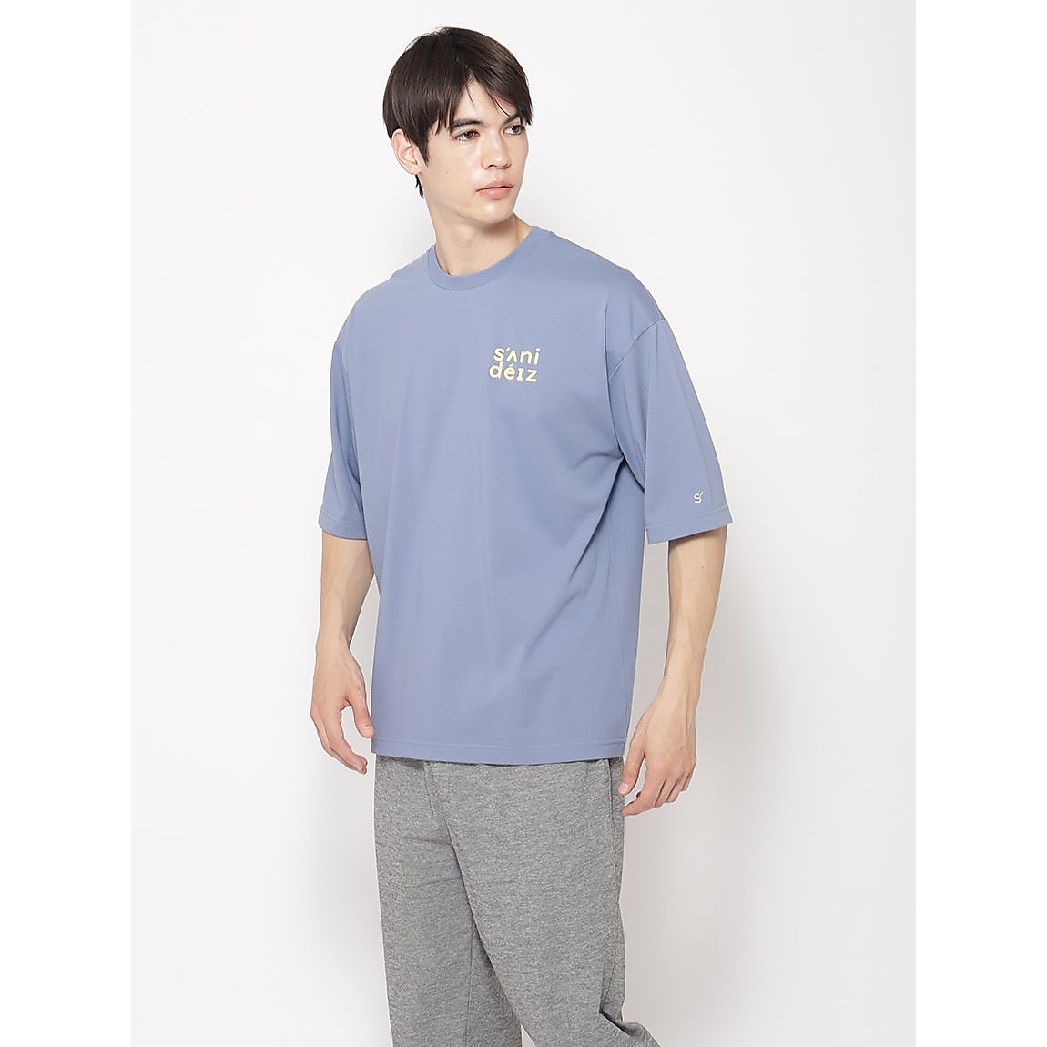 コットンポリエステル オーバーサイズTシャツ UNISEX