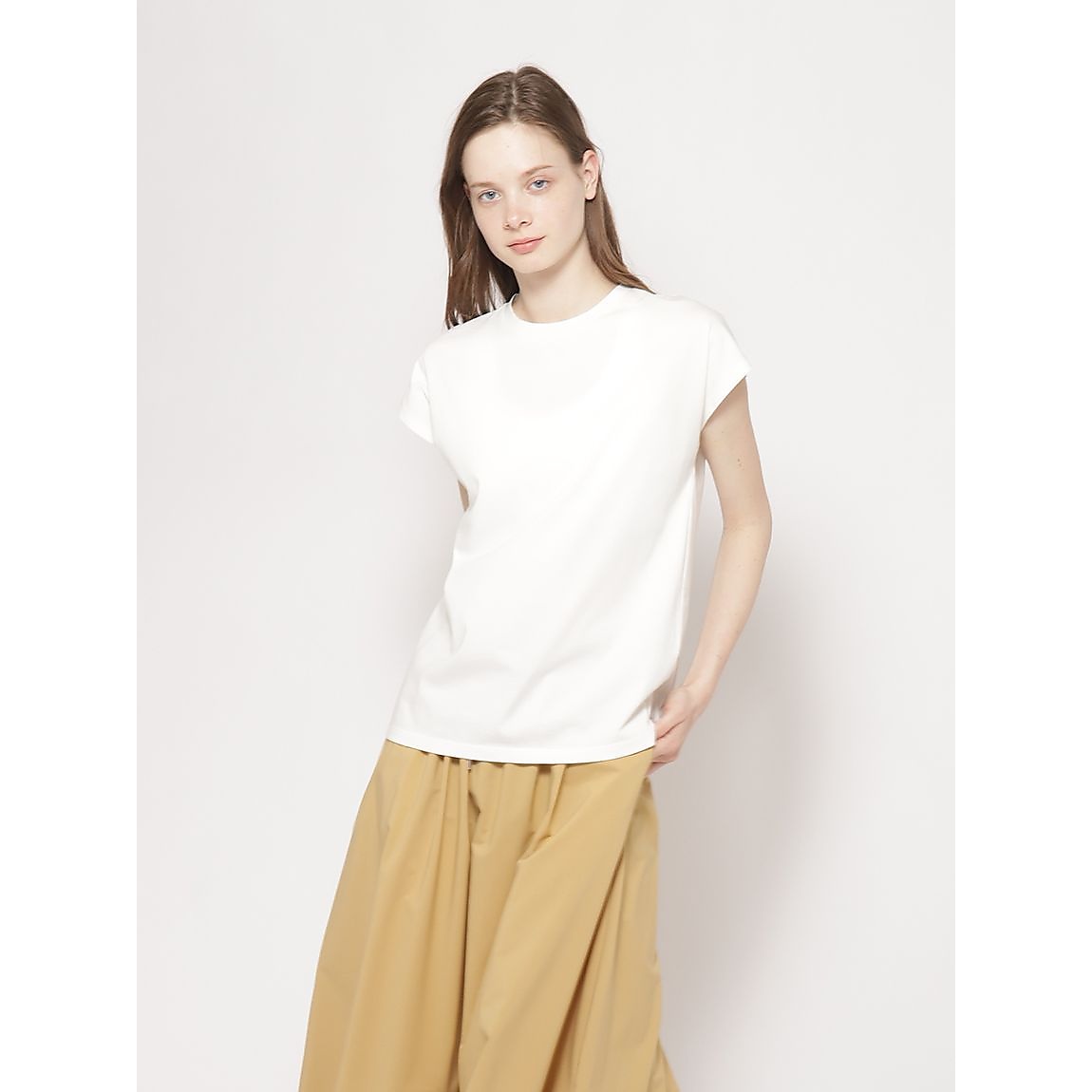 コットンポリエステル フレンチスリーブTシャツ LADIES