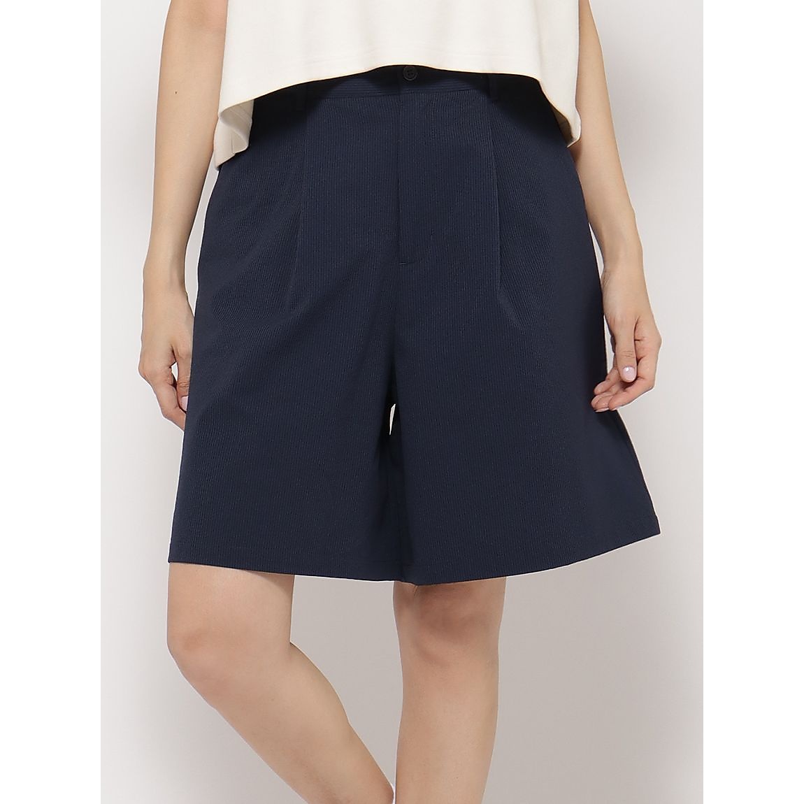 ミニサッカーストライプ キュロット LADIES