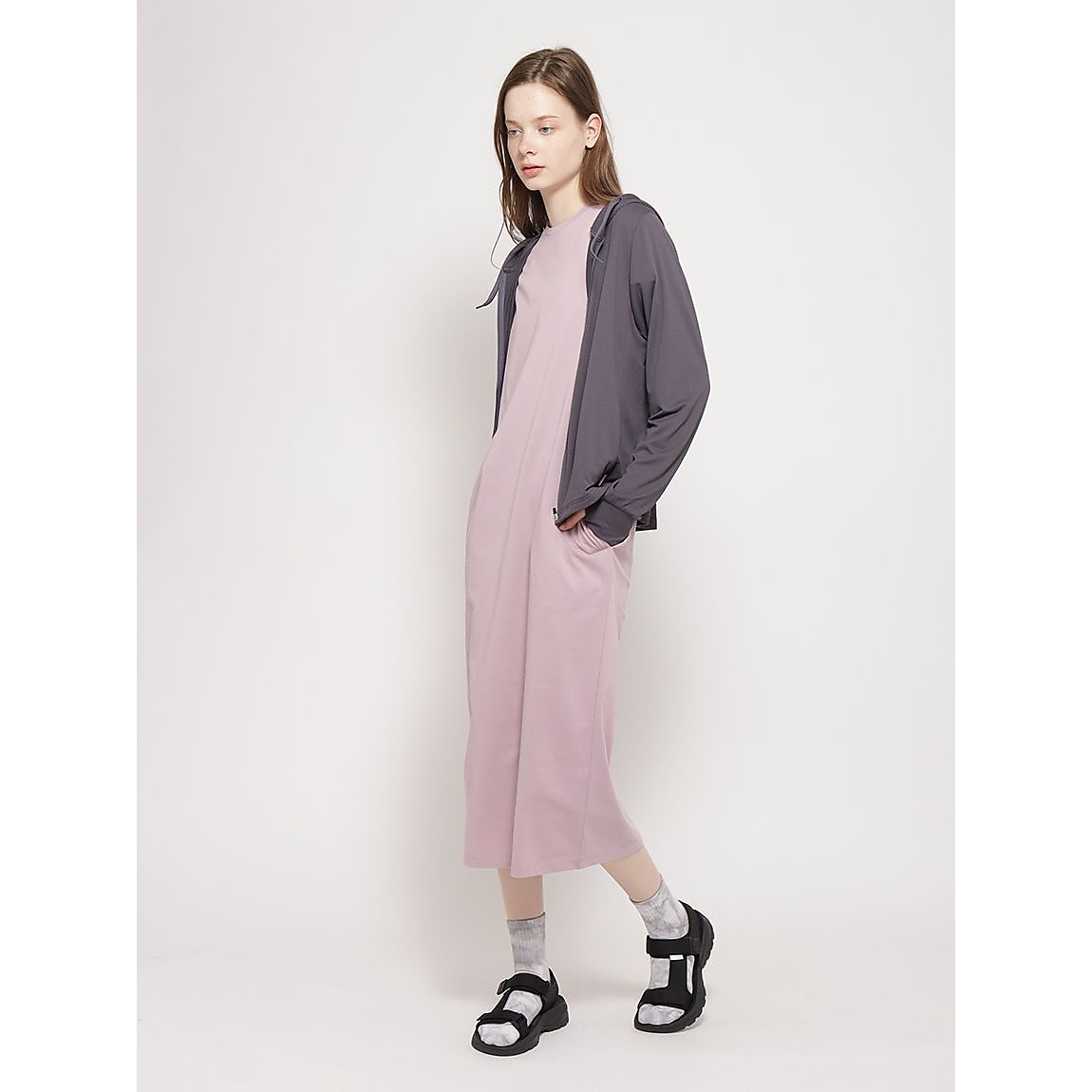 コットンポリエステル ワンピース LADIES