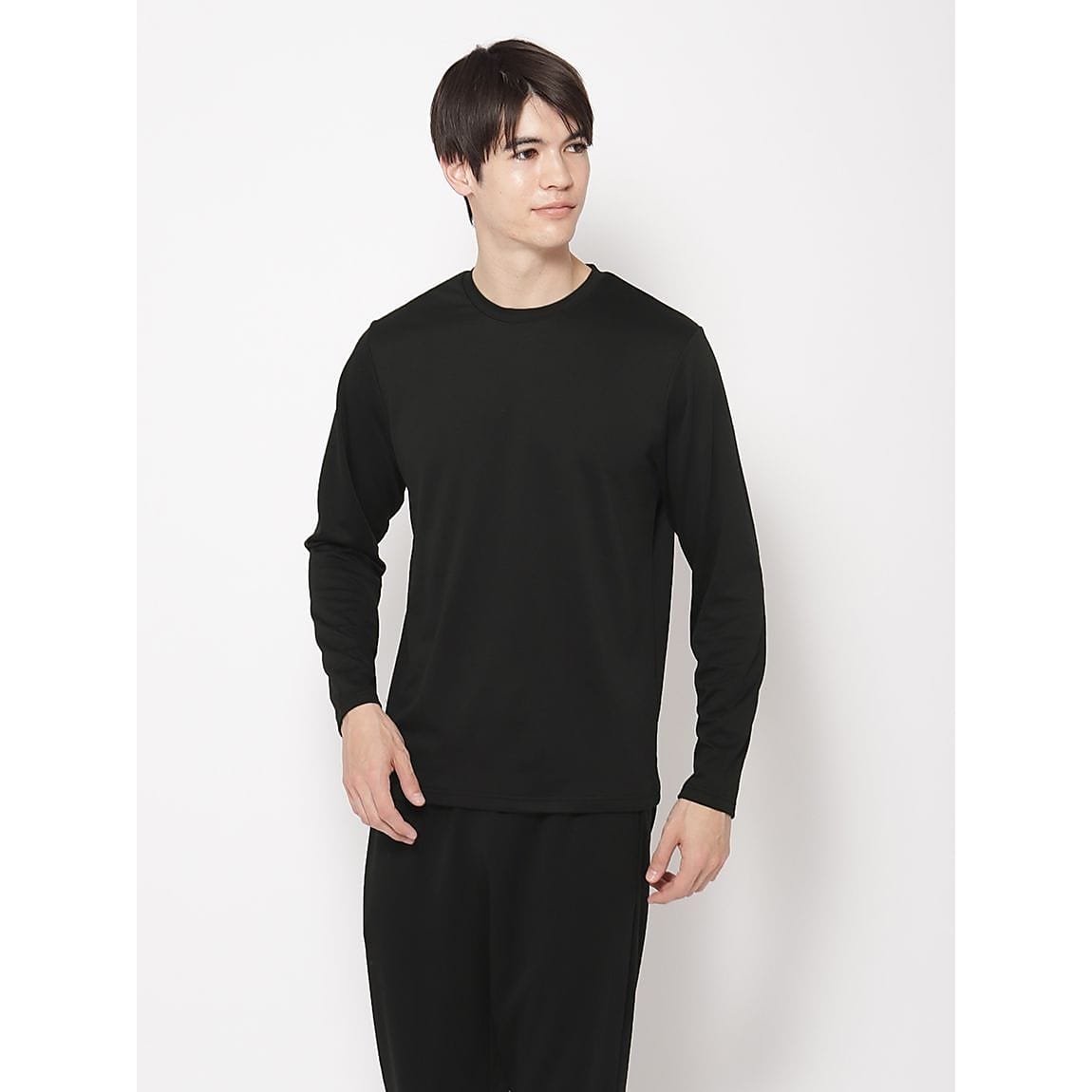 wellnalリカバリーウェアシリーズ クルーネック長袖Tシャツ MENS
