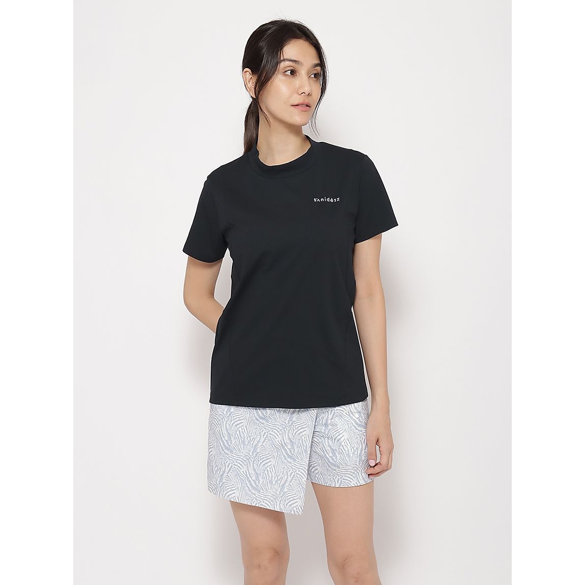 Epix天竺 for GOLF モックネック半袖Tシャツ LADIES