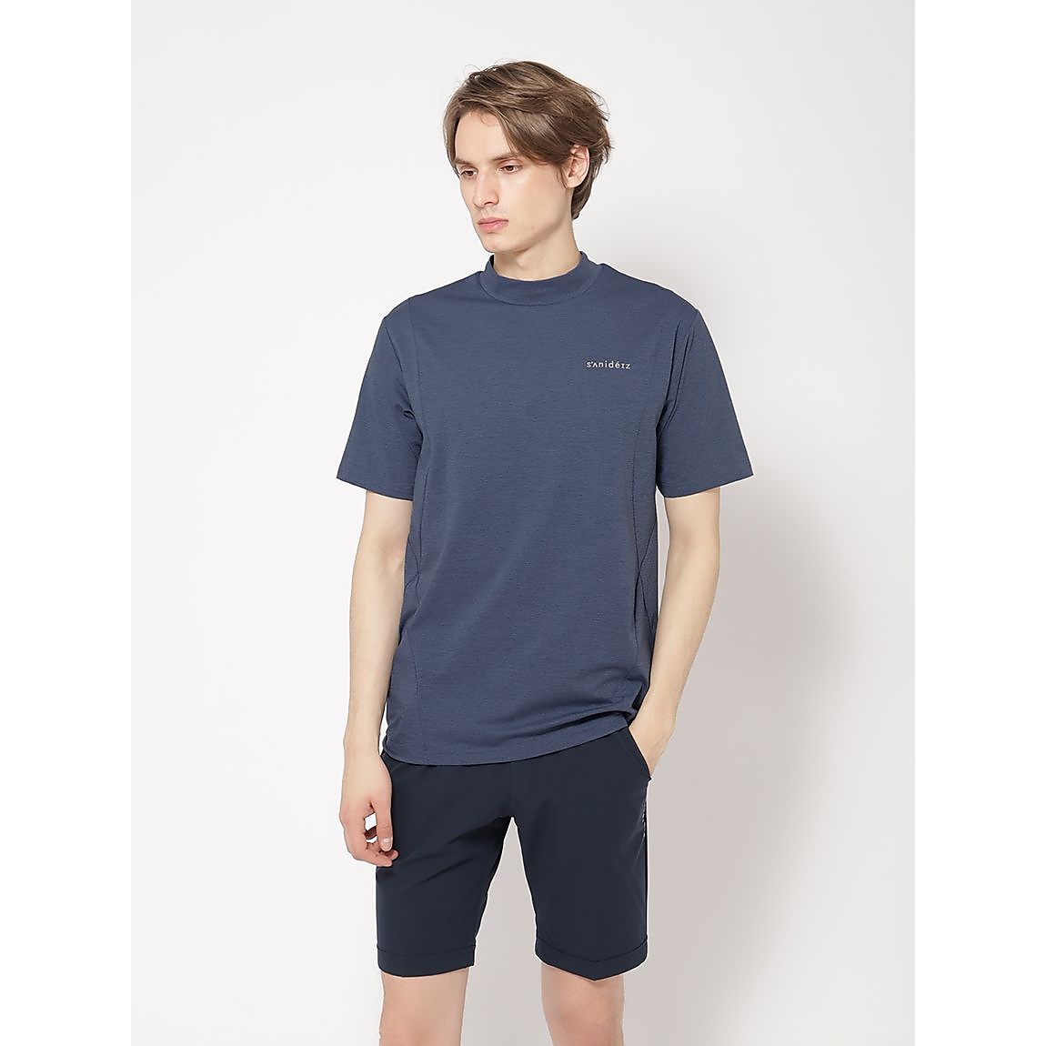 Epix天竺 for GOLF モックネック半袖Tシャツ MENS