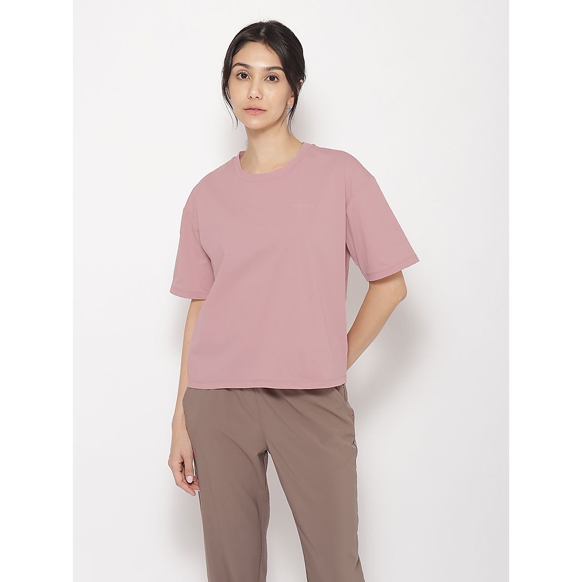 Epixメッシュジャージfor RUN クロップト半袖Tシャツ LADIES