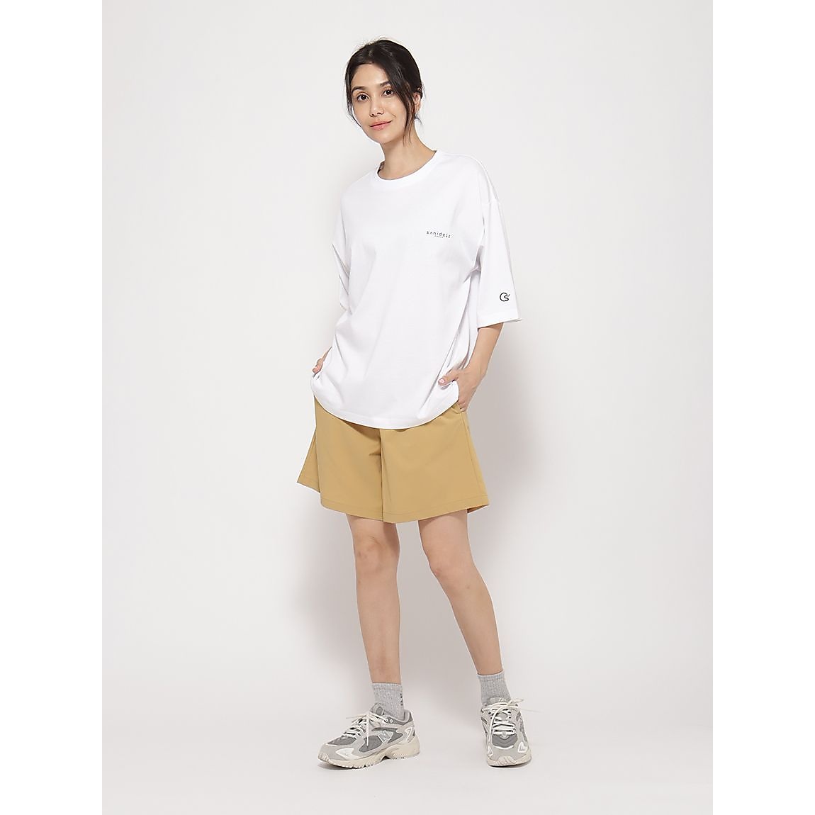 「Berry Bear」シリーズ チェッカープリントTシャツUNISEX