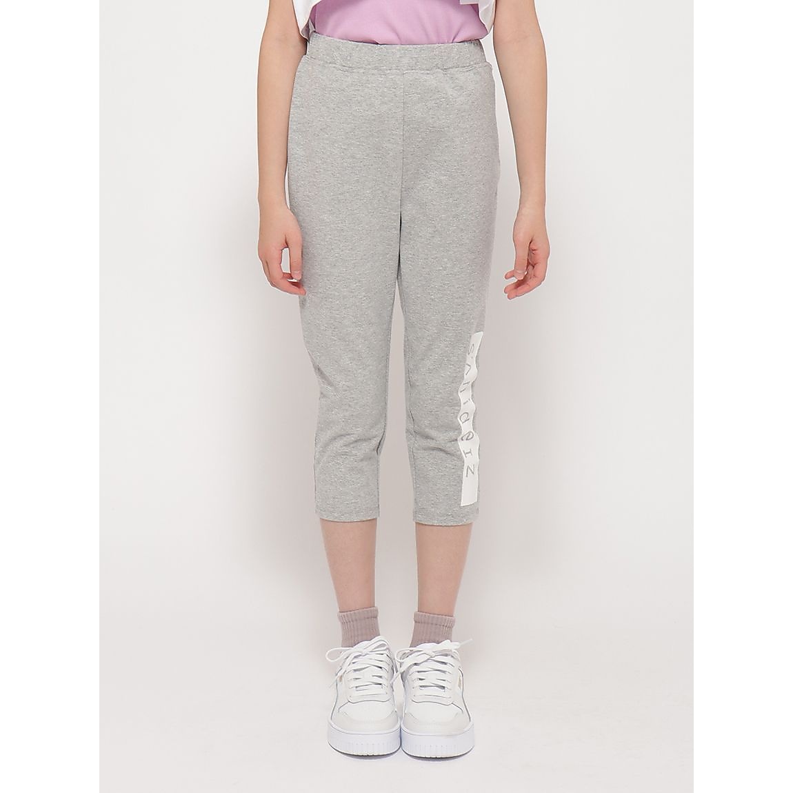 コットンPU天竺 クロップトロゴレギンス GIRLS