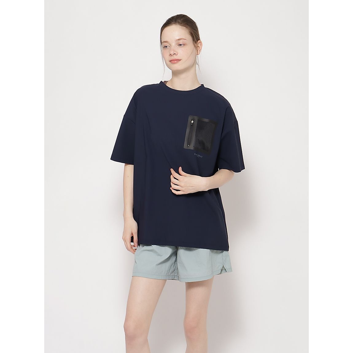 ナイロンPUトリコット ポケットTシャツ UNISEX