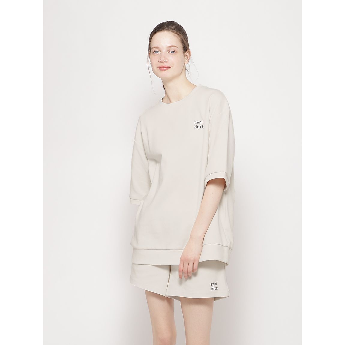 コットンPEスウェット クルーネック半袖 UNISEX