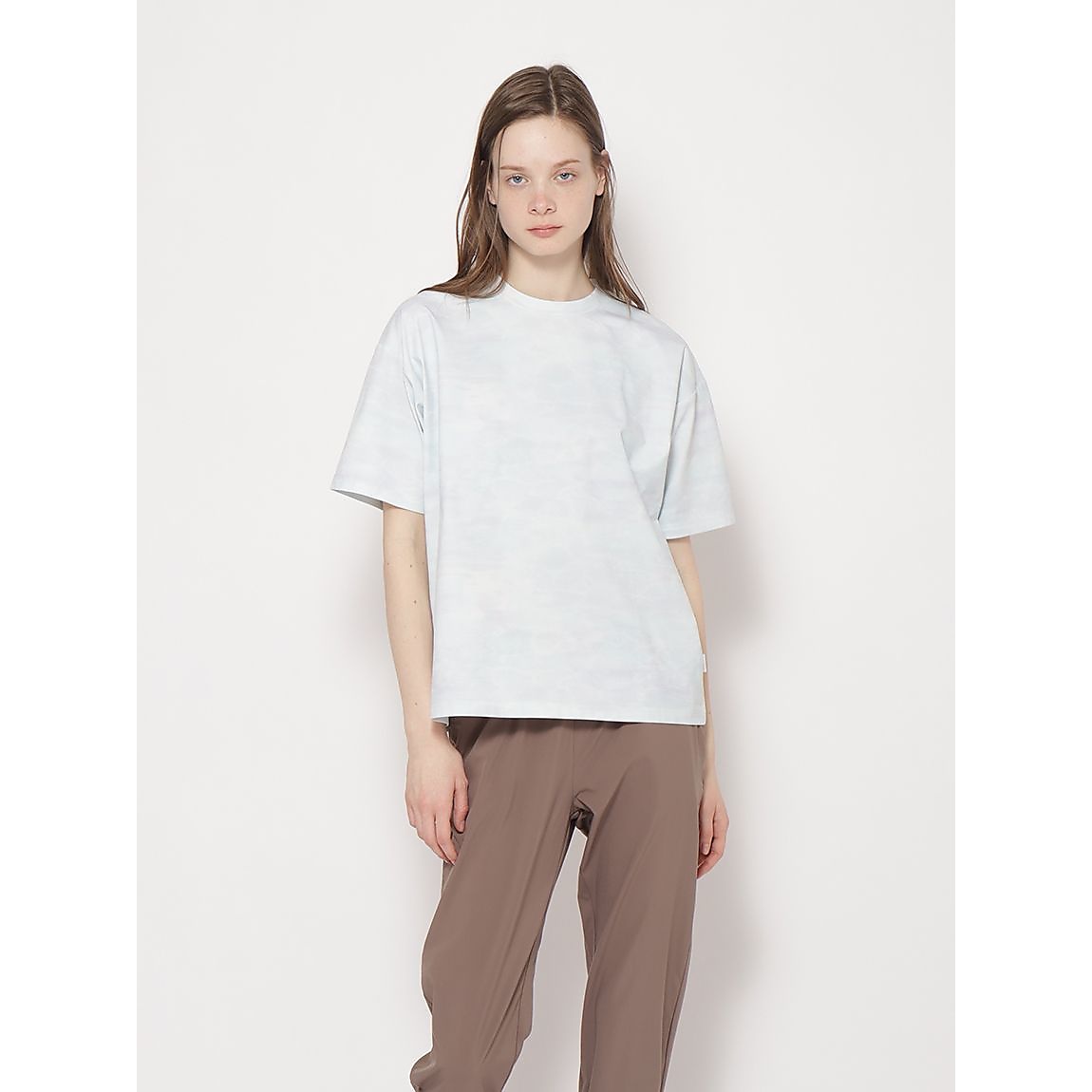 コットンタッチ天竺 オーバークロップトTシャツLADIES