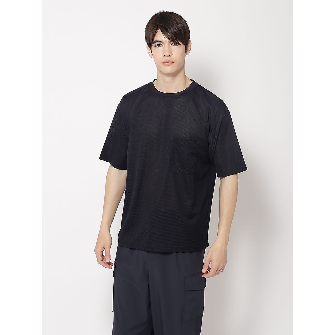 軽量ワッフルジャージ オーバーサイズTシャツ MENS