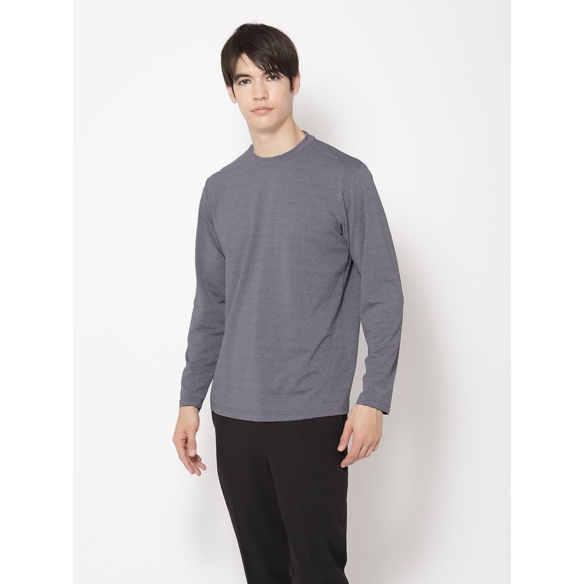 ナイロンメッシュジャージ レギュラーフィット長袖TシャツMENS