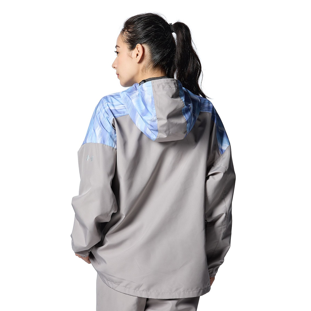 F24 UA MESH WOVEN FZ HOODIE