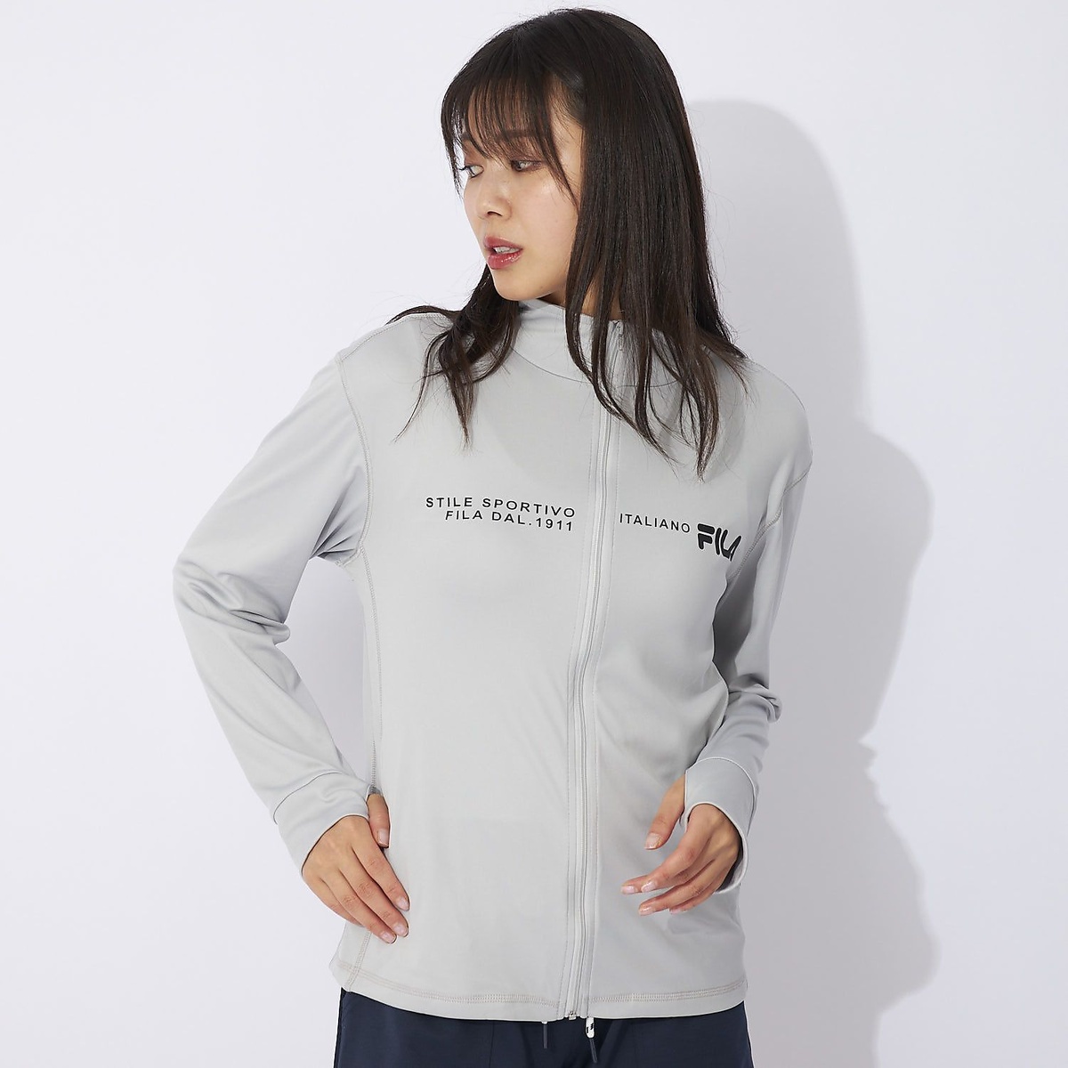 FILAレディスUVジャケットロゴ