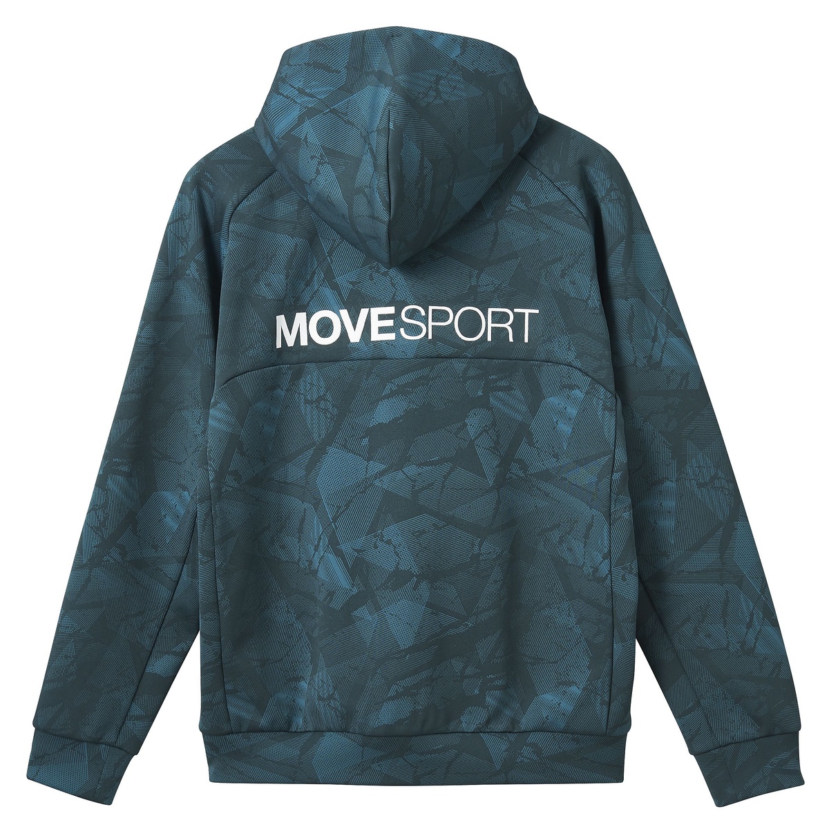 S.F.TECH SHIELD 総柄グラフィック フルジップフーディー