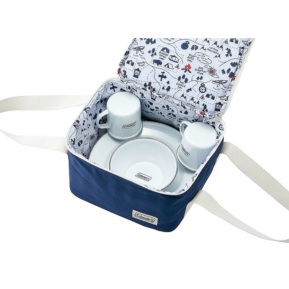 エナメルディッシュウェアセット デュオ