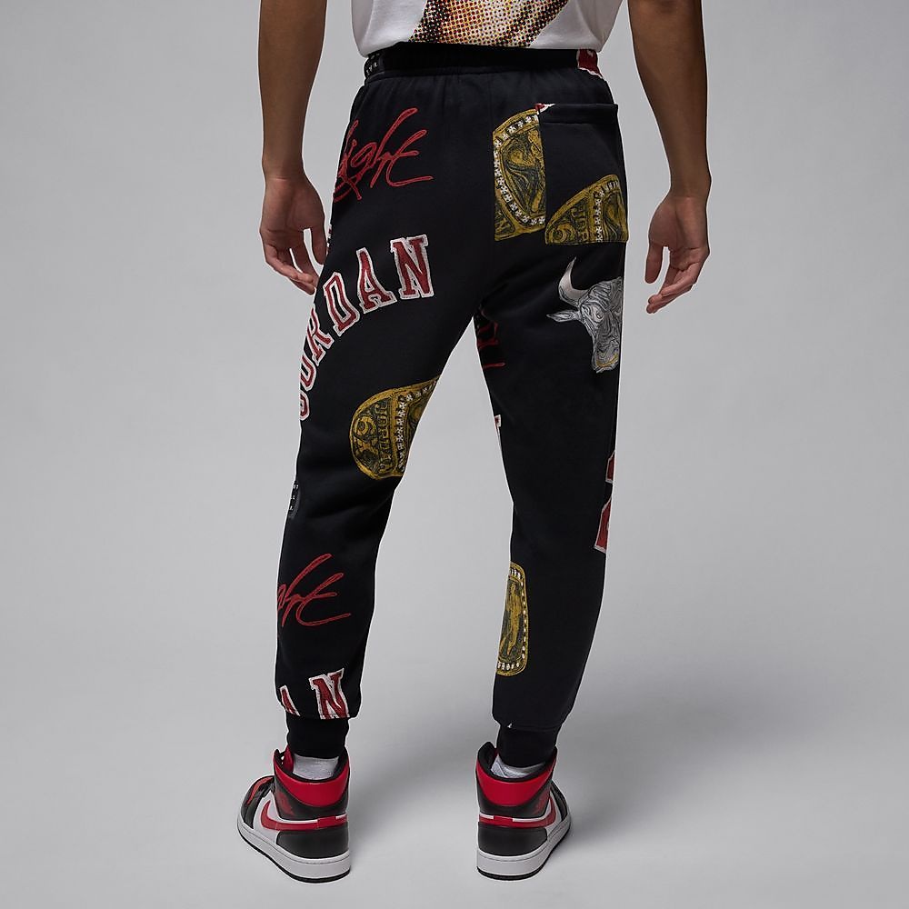 AS M J ESS AOP FLC PANT