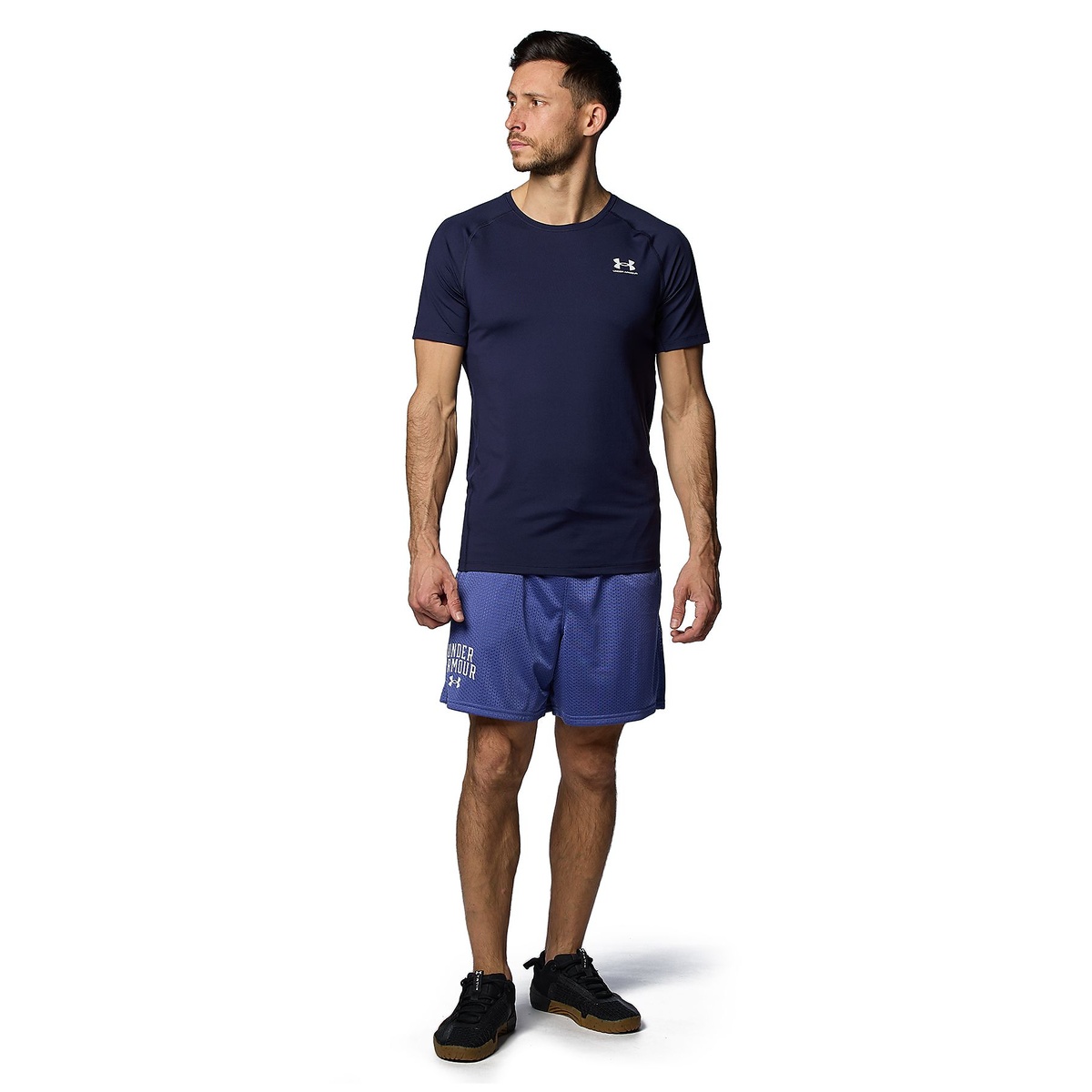 UA HEATGEAR FITTED SHORT SLEEVE SHIRT