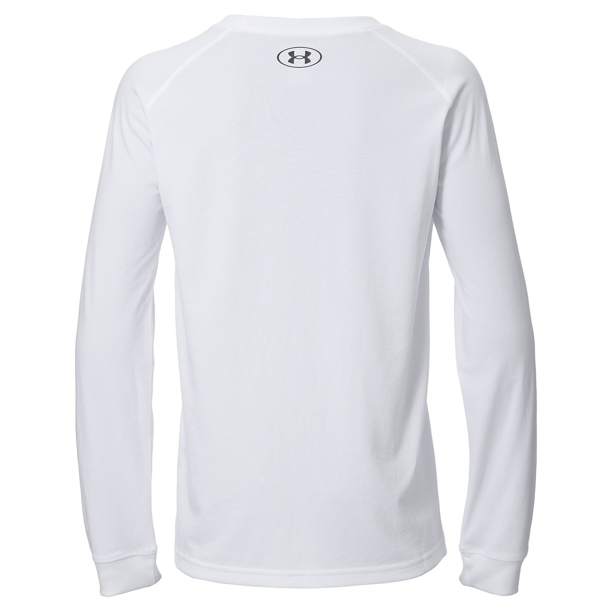 UA BOYS TECH BIG LOGO LS T-SHIRTS