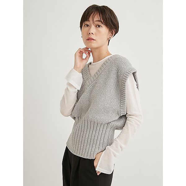 強撚天竺クルーネックカットソー