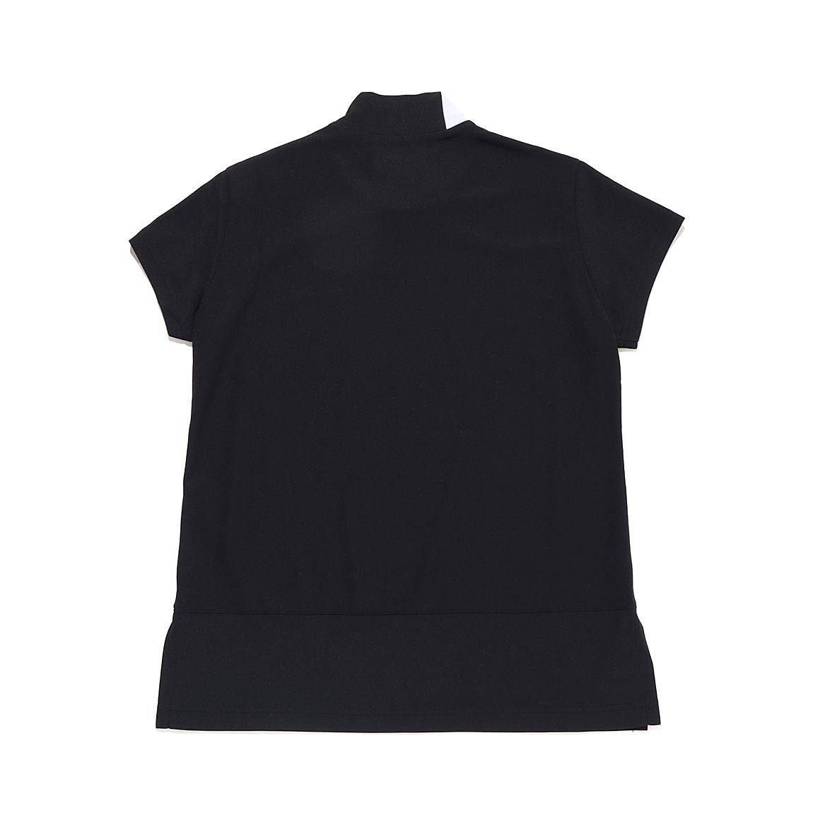 W　マイクロピケ　半袖モックネックプルオーバー　SP