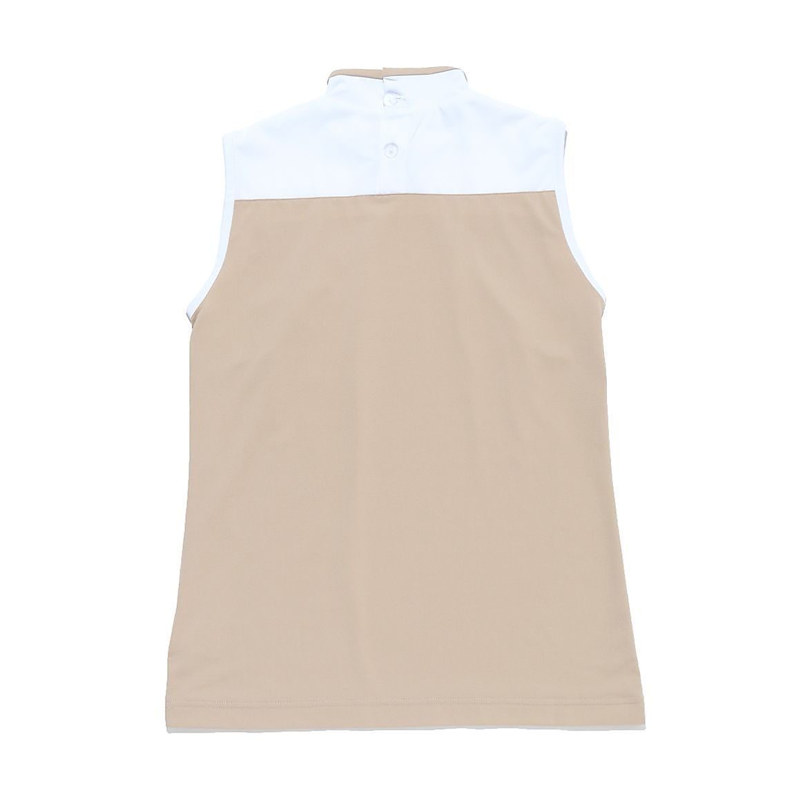 W　マイクロピケ　スリーブレスモックネックPO　SP