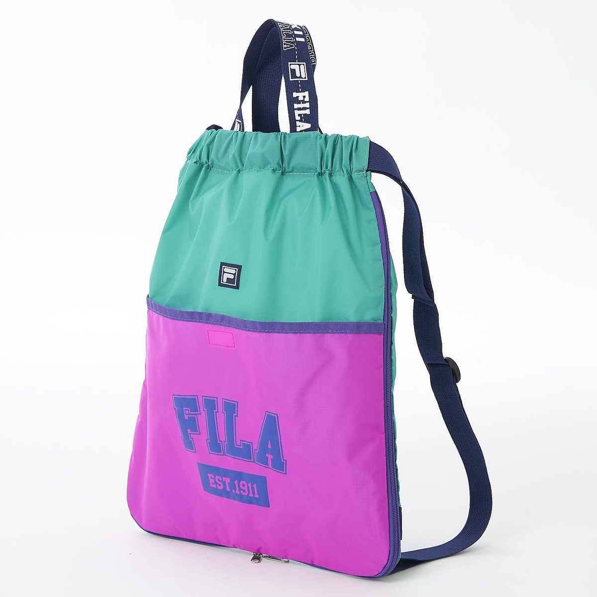 【FILA】マチ付きナップサック