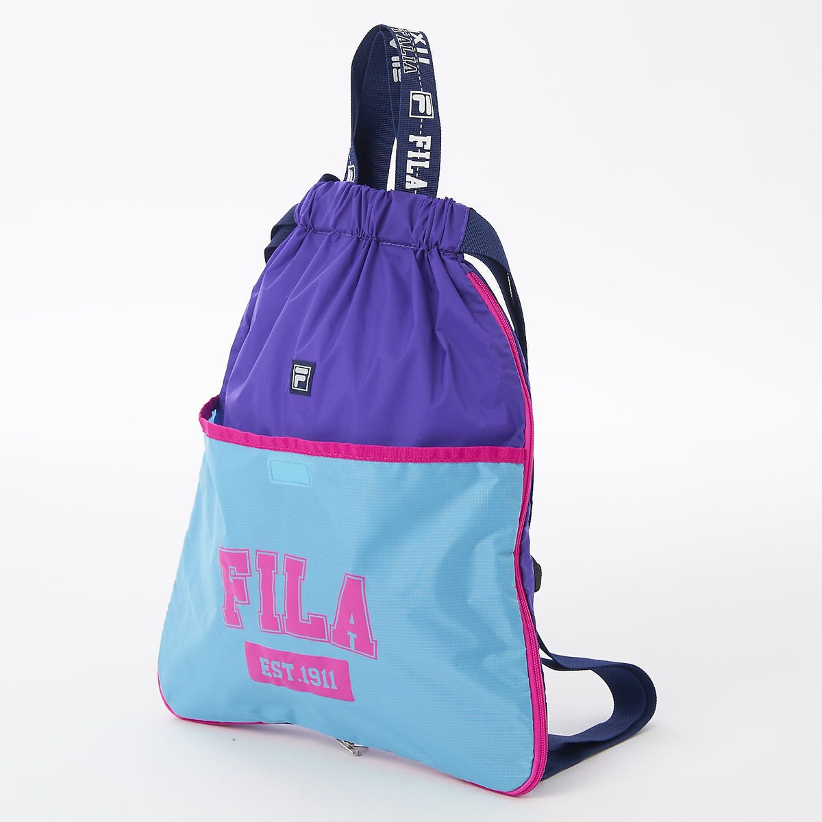 【FILA】マチ付きナップサック