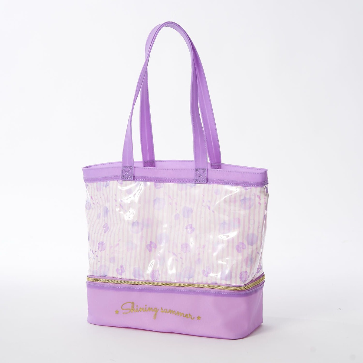 【ReyesReyes】シェル柄2重底トートバッグ