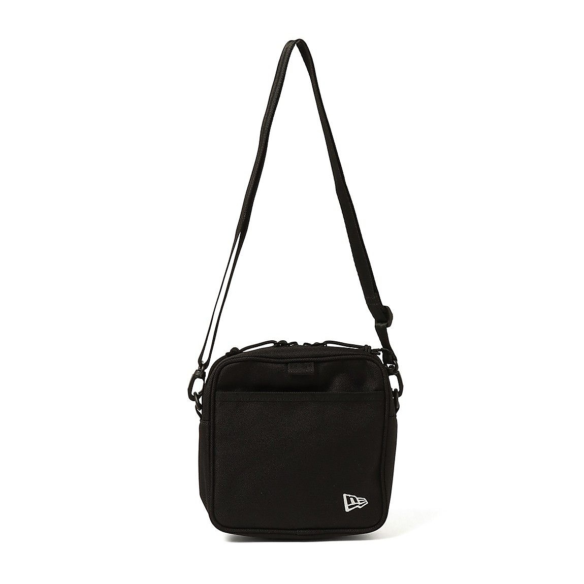SQUARE SHOULDER POUCH BLK