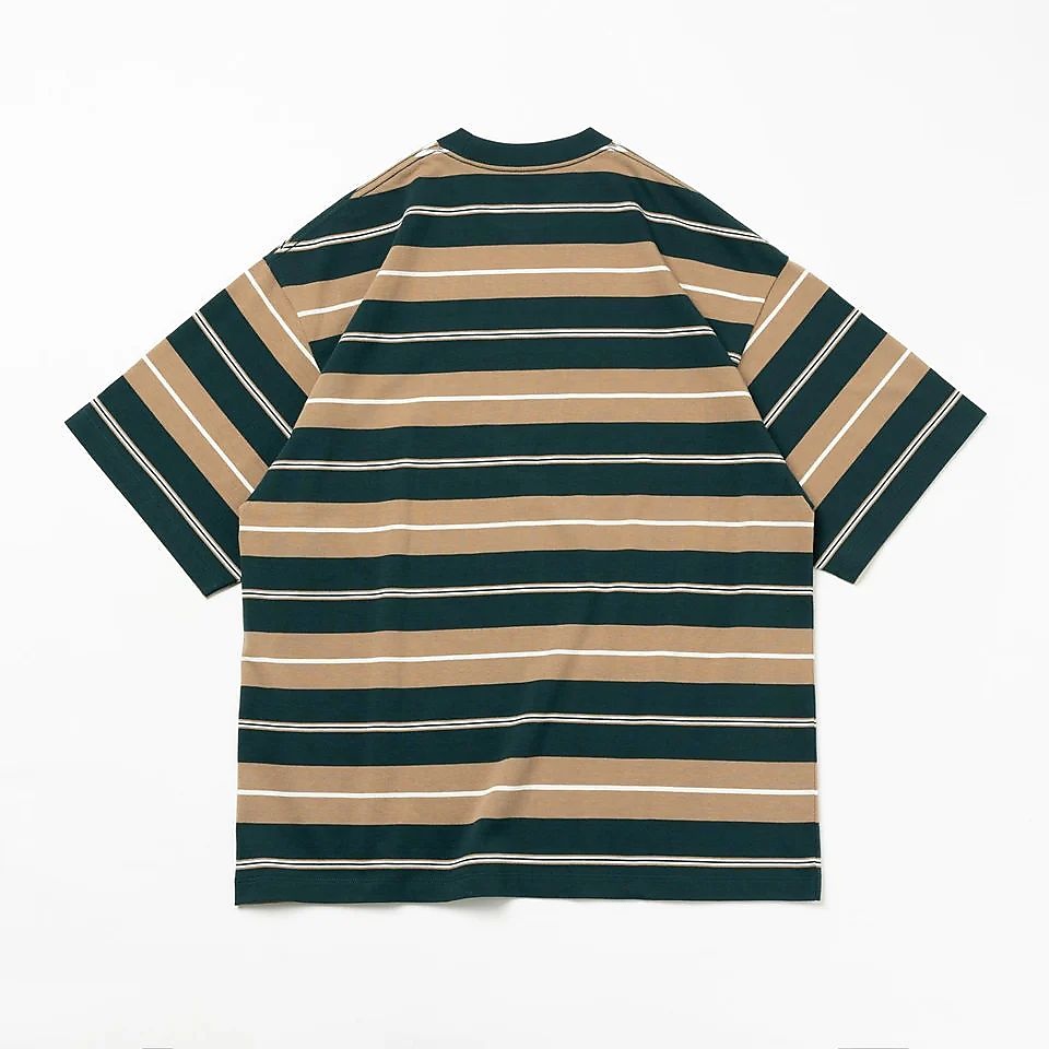 SS OS TEE MULTI BORDER DGRN