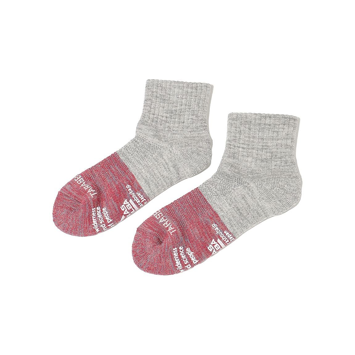 レディース 2面切替ローゲージショートソックス